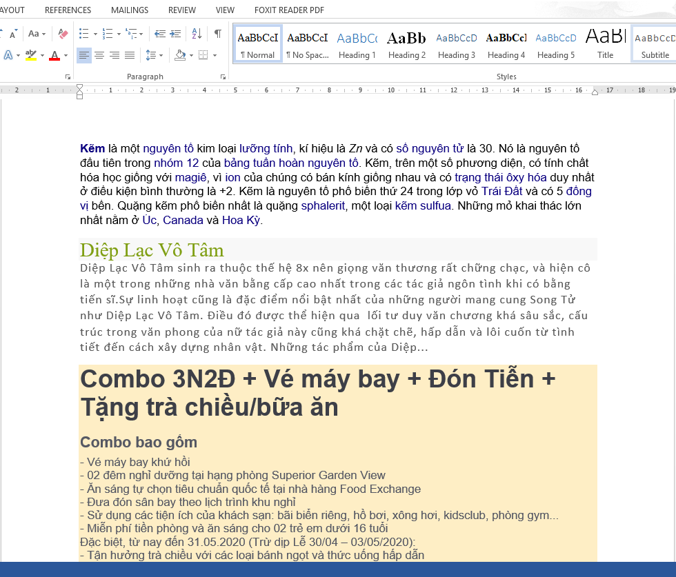 Lỗi copy từ web sang word và cách khắc phục 1 Lỗi copy từ web sang word và cách khắc phục