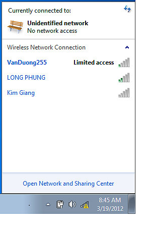 Khắc phục lỗi wifi bị limited access (Thành công 100%)