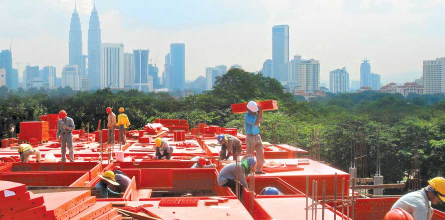 thi công cốp pha sàn