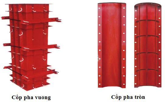 cốp pha cột định hình