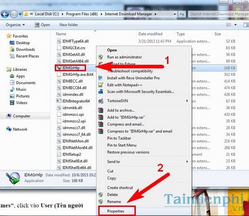 [TaiMienPhi.Vn] Cách sửa lỗi Fake Serial Number của IDM, không download được