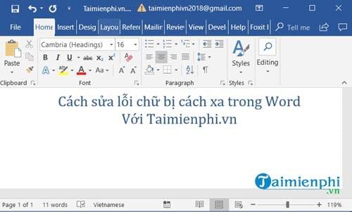 [TaiMienPhi.Vn] Cách sửa lỗi chữ bị cách xa trong Word 2016, 2003, 2013, 2007, 2010