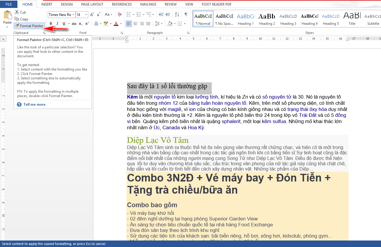 Lỗi copy từ web sang word và cách khắc phục 4 Lỗi copy từ web sang word và cách khắc phục