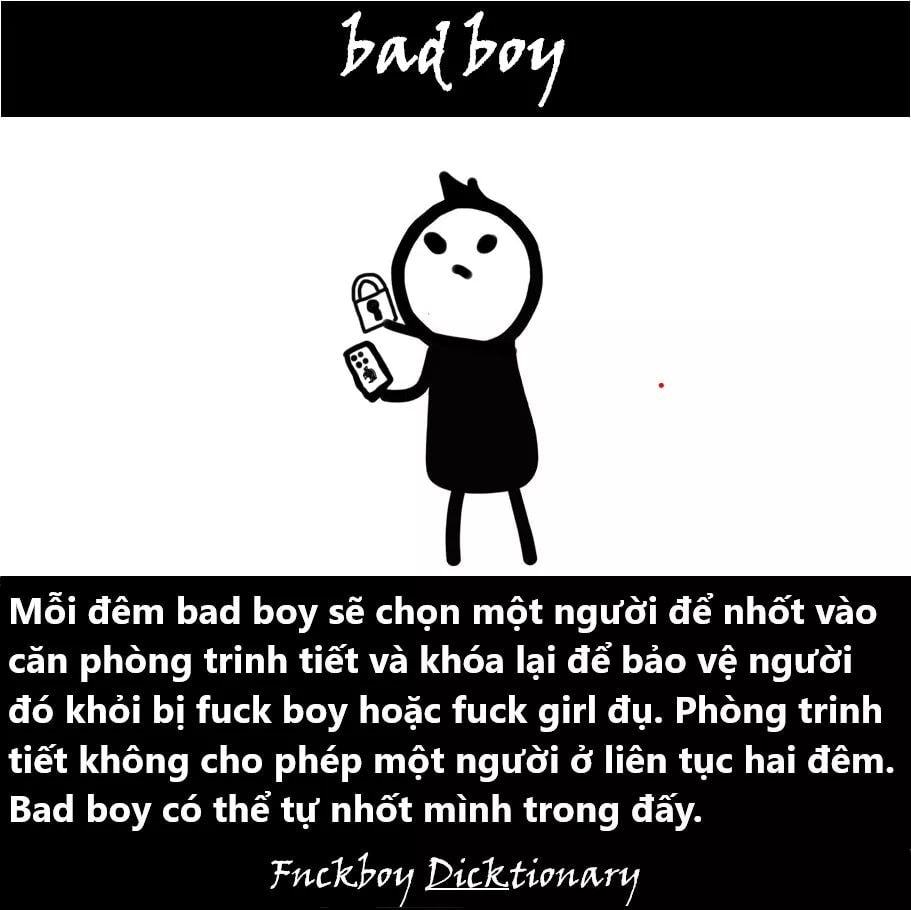 Fuck boy, fuck girl, bad boy, bad girl, sugar daddy, Gokugochu nghĩa là gì?