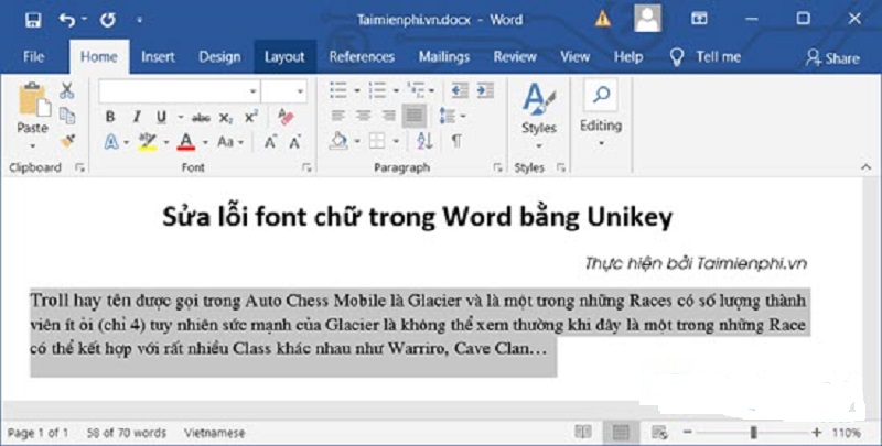 boidendoanvanbandangbiloiphongchu 3 cách sửa lỗi font chữ trong Word đơn giản nhất và nhanh nhất | Epetitions.Net