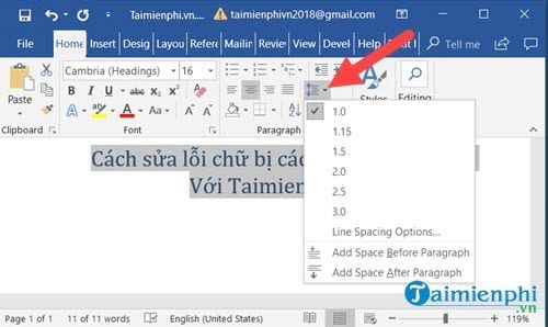 [TaiMienPhi.Vn] Cách sửa lỗi chữ bị cách xa trong Word 2016, 2003, 2013, 2007, 2010