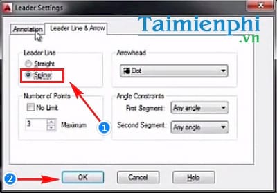 [TaiMienPhi.Vn] Cách vẽ mũi tên trong Cad, mũi tên 2 đầu, cong trên AutoCAD