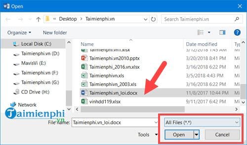 [TaiMienPhi.Vn] File Word bị lỗi không mở được trên máy tính