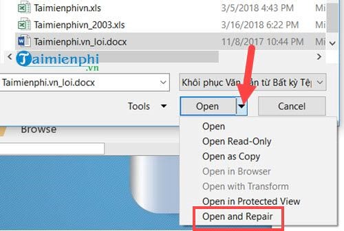 [TaiMienPhi.Vn] File Word bị lỗi không mở được trên máy tính