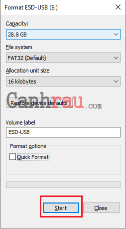 8 cách sửa lỗi The Disk Is Write Protected trên USB | Canhrau.com