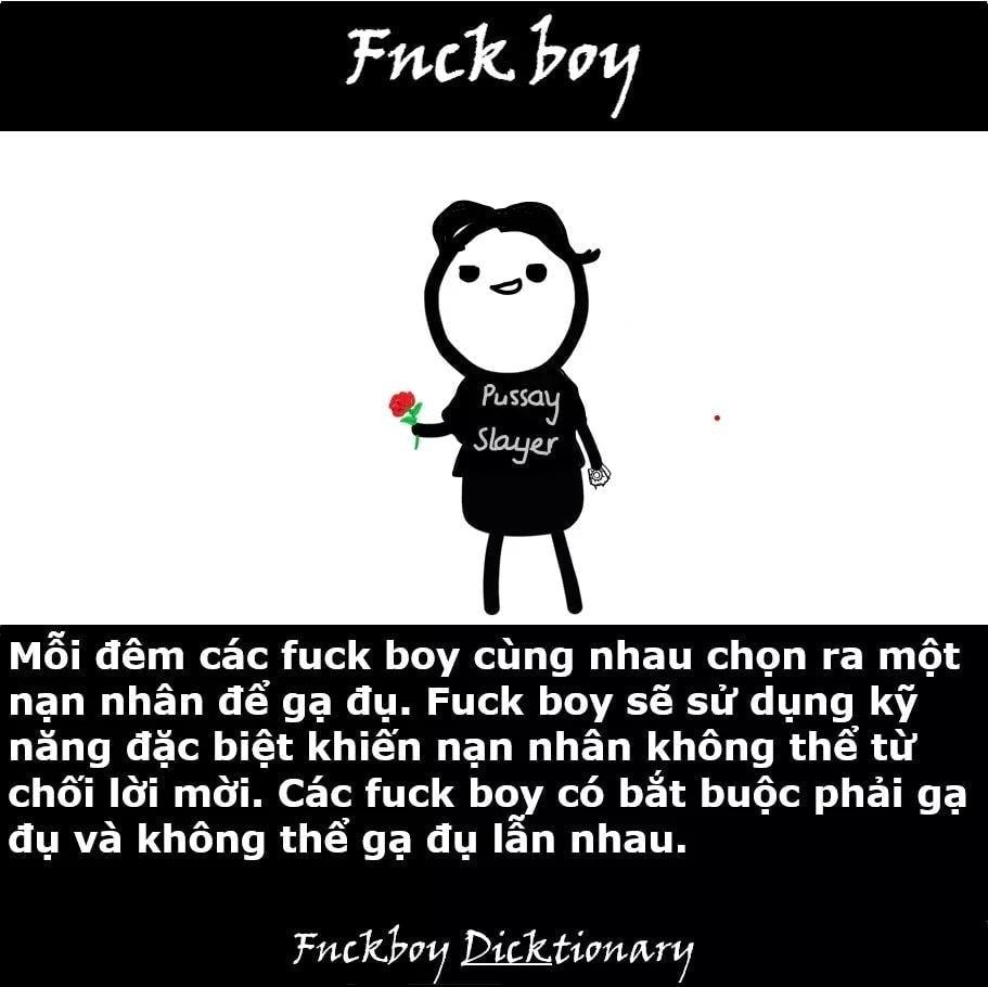 Fuck boy, fuck girl, bad boy, bad girl, sugar daddy, Gokugochu nghĩa là gì?