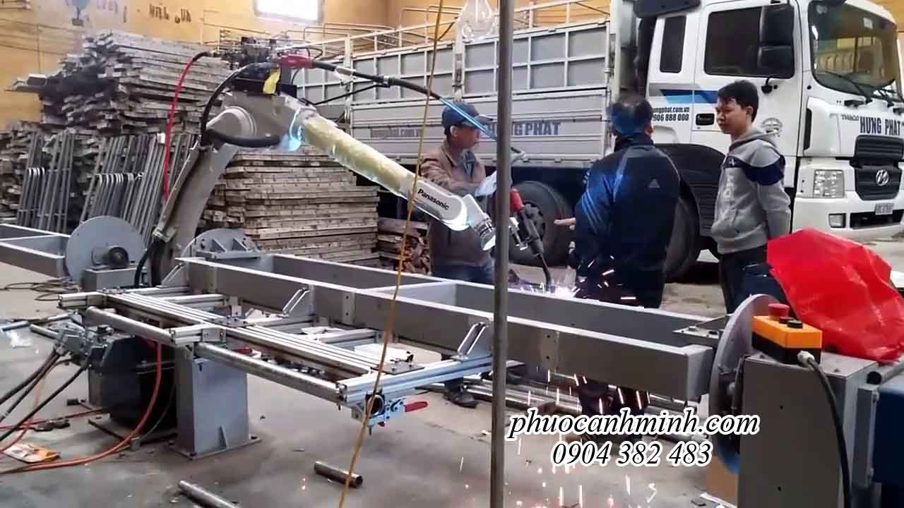 han-gian-giao-bang-robot Quy Trình Sản Xuất Giàn Giáo Xây Dựng Của Các Xưởng - Công Ty TNHH MTV Phước Anh Minh