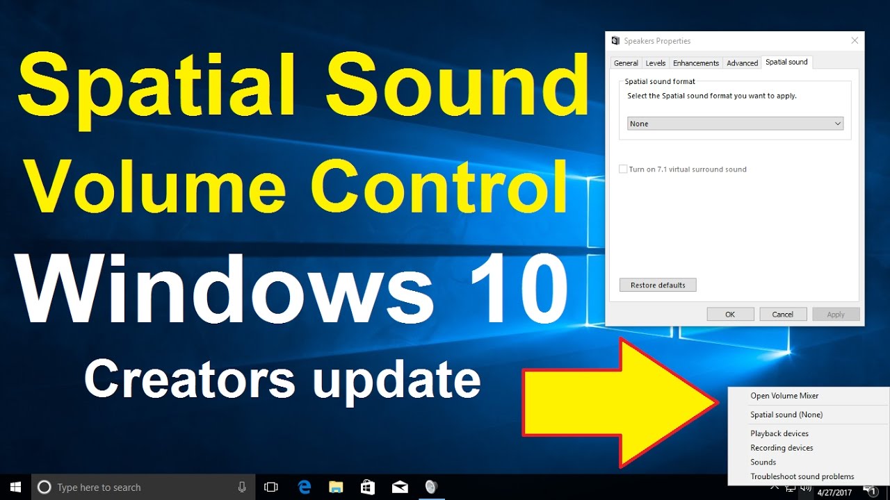 Space Sound Pro Là Gì - Hướng Dẫn Kích Hoạt Spatial Sound Windows 10