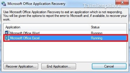 [TaiMienPhi.Vn] Sửa lỗi file Excel, khắc phục tập tin Excel bị lỗi trên PC nhanh chóng