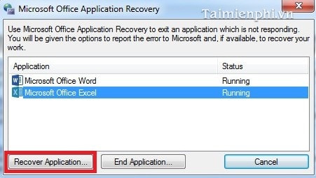 [TaiMienPhi.Vn] Sửa lỗi file Excel, khắc phục tập tin Excel bị lỗi trên PC nhanh chóng