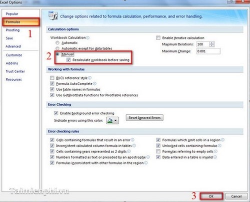 [TaiMienPhi.Vn] Sửa lỗi file Excel, khắc phục tập tin Excel bị lỗi trên PC nhanh chóng