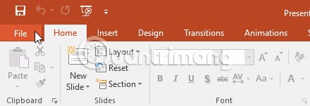 Kiểm tra chính tả và ngữ pháp trong PowerPoint 2016