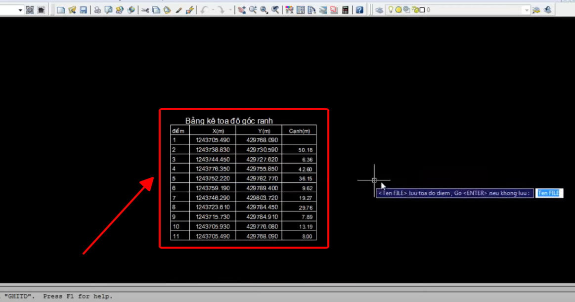 Lisp lập bảng tọa độ trong cad Thiet ke nha dep tai Ha Long Quang Ninh