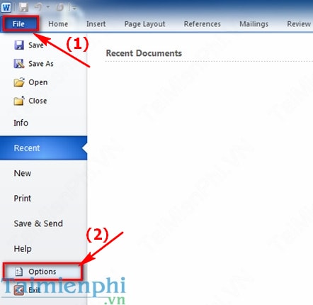 [TaiMienPhi.Vn] Khắc phục lỗi gõ chữ thường ở đầu dòng nhưng Word tự sửa thành chữ hoa