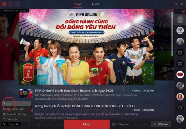 Lỗi không vào được FIFA online 4 và cách khắc phục hiệu quả nhất 18 Lỗi Không Vào được FIFA Online 4 Và Cách Khắc Phục Hiệu Quả