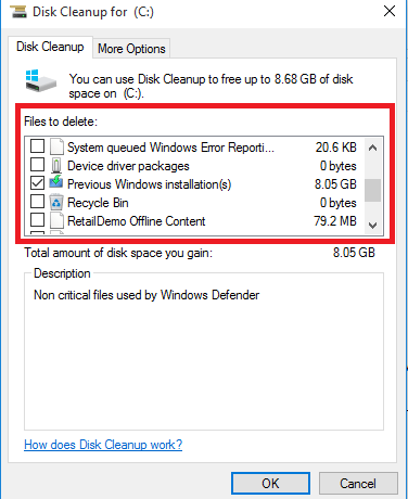 7 file có thể xóa trên Windows để tăng dung lượng ổ cứng