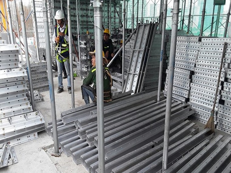 Hướng dẫn quy trình thi công cốp pha nhôm
