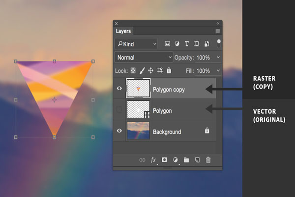 Raster được biểu diễn dưới dạng lưới hình chữ nhật màu của các pixel Rasterize là gì? Rasterize layer là gì?