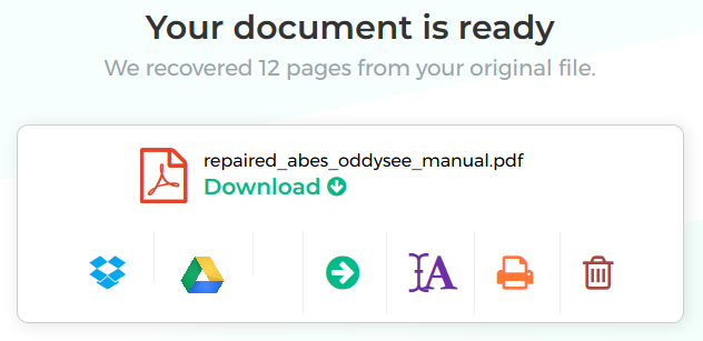 Cách sửa chữa, khôi phục dữ liệu từ file PDF bị hỏng