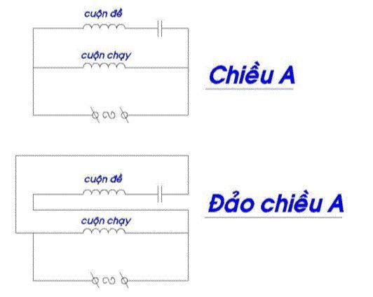 Nguyên Lý Đấu Điện Động Cơ 3 Pha Sang 1 Pha. Cách Đấu Mạch Đảo Chiều Motor 3 Pha