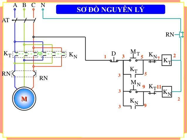 Nguyên Lý Đấu Điện Động Cơ 3 Pha Sang 1 Pha. Cách Đấu Mạch Đảo Chiều Motor 3 Pha