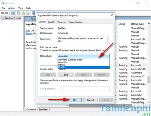 [TaiMienPhi.Vn] Cách sửa lỗi Full Disk 100% trên Windows 10, 7, lỗi 99% disk