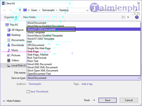 [TaiMienPhi.Vn] Cách sửa lỗi dính chữ trong Word 2007, 2003, 2013, 2010, 2016, 2019, K