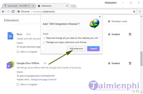 [TaiMienPhi.Vn] Sửa lỗi IDM không tự động bắt link tải nhạc, video Youtube, Facebook t