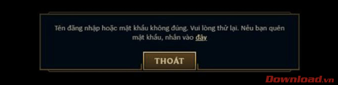 Tổng hợp lỗi khi chơi Liên Minh Huyền Thoại và cách khắc phục