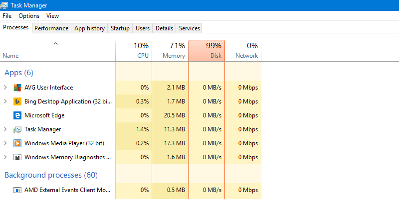 Sửa lỗi Full Disk 100% trên Windows với 14 thủ thuật sau