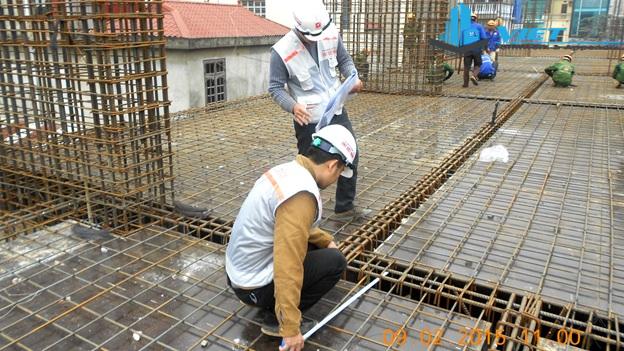 Kiểm tra cốp pha – cốp thép đan