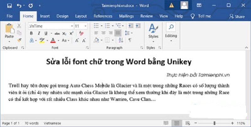 vanbanbiloifont 3 cách sửa lỗi font chữ trong Word đơn giản nhất và nhanh nhất | Epetitions.Net