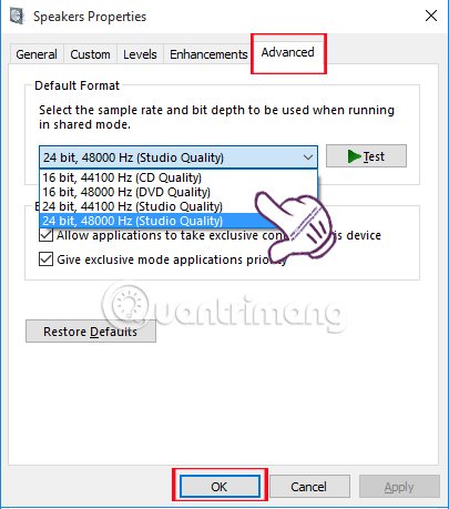 Những cách khắc phục sự cố âm thanh trên Windows 10